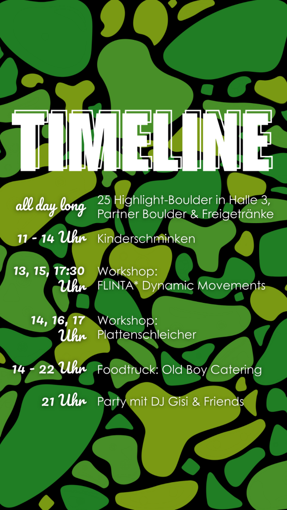 Birthday Bash 2026 in der Boulderkitchen Freiburg – Boulder Event mit Workshops und Party in Freiburg